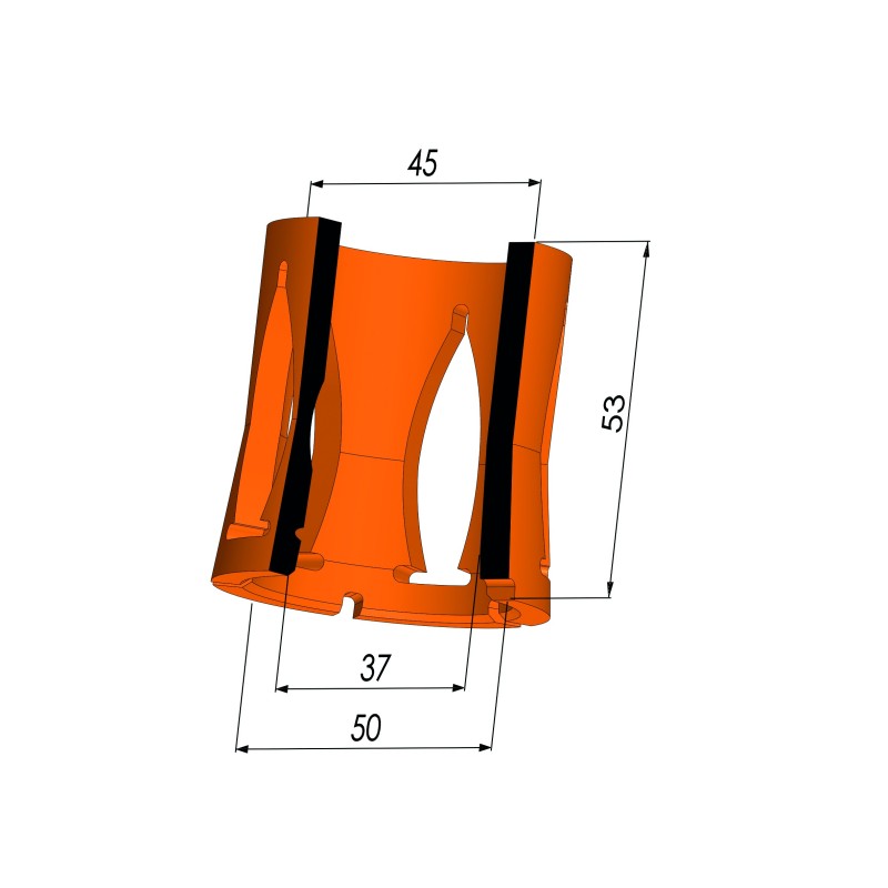 Novacom : Membrane - Øext 50MM - Øint 42MM - H 53MM