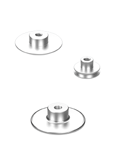 Nut for bottling suction cups