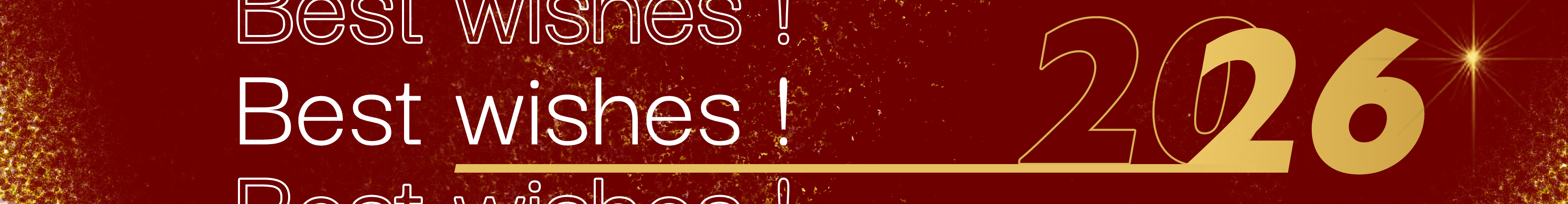 Best wishes for 2026