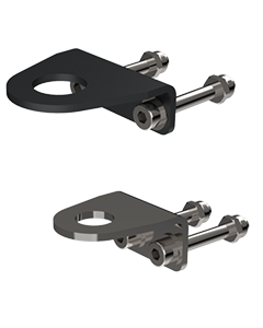 Fixing clamps for blow nozzle