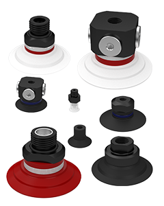 Flat suction cups Series 8