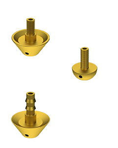Suction head for cups