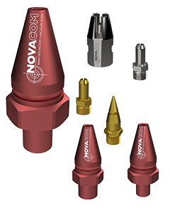 Round jet nozzles