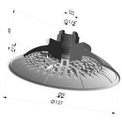 Flat Suction Cup Series 7R Ø 127MM