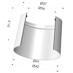 Flat Suction Cup Series 7, Ø 42 mm