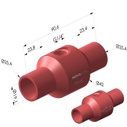 Venturi Pneumatic Transport Series TP - Øint 19.1MM