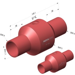 Venturi Pneumatic Transport Series TP - Øint 31.7MM