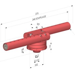 Rotary Blowing Nozzle G1/2" BSR Series