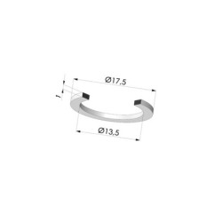 Inner Reinforcement Ring - OD 17.5 mm