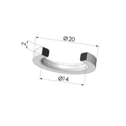Outer Reinforcement Ring - OD 20 mm - ID 14 mm