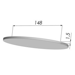 White Filter Series FIB Ø 148 mm