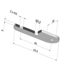 Suction Cup 4BO Bellows Reinforcement 62.5x20 mm