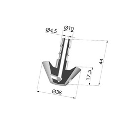 Suction Head Series TAC - OD 38 mm