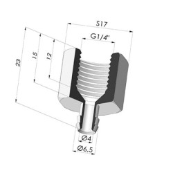 Separable Female Fitting G1/4"