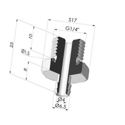 Separable Male Fitting G1/4"