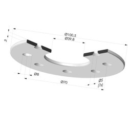 Disk for fitting 9TTG12A - Al