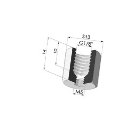 Adaptor - Female 1/8G - Female M5