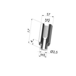 Adaptor - Female M5 - Male M5