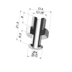 Separable Male Fitting 1/8G