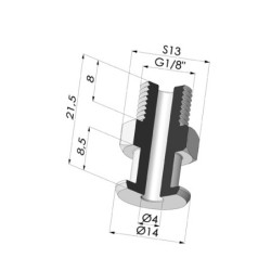 Separable Male Fitting 1/8G