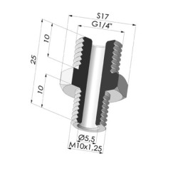 Separable Male Fitting 1/4G