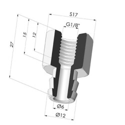 Separable Female Fitting G1/8"