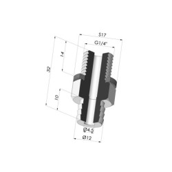 Separable Male Fitting G1/4"
