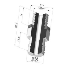 Separable Male Fitting G1/4"