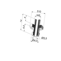 Separable Male Fitting M5
