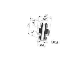 Separable Male Fitting M5