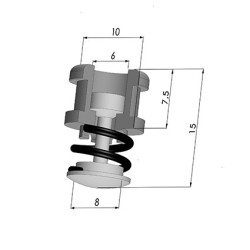 Check Valve for Fitting 9M18A