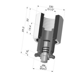 Check Valve for Fitting 9TG12A