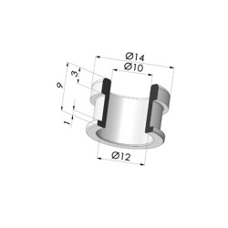 Rivet for Fitting 9G18A - Aluminium