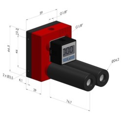 Multi Stage Ejector VME-1 36 - 80% Vacuum