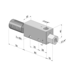 Single Stage Ejector Series VT - 57% Vacuum