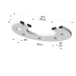 Disk for fitting 9TG12A - Al
