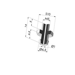 Separable Male Fitting M5