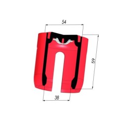 Tulip Sleeve - OD 54 mm - ID 38 mm - H 59 mm
