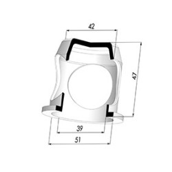 Inner Support for MEM 52x43x48 - OD 51 mm
