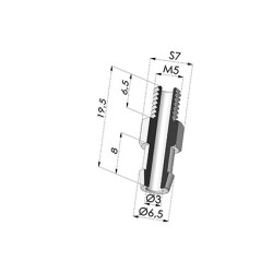 Separable Male Fitting M5
