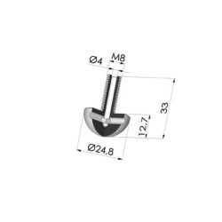 Suction Head Series TAC - OD 24.8 mm
