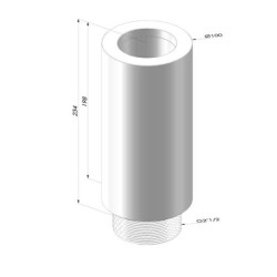Open Silencer Series SIL - G2-1/2"