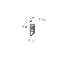 Flange mounting for air amplifier series AA 030