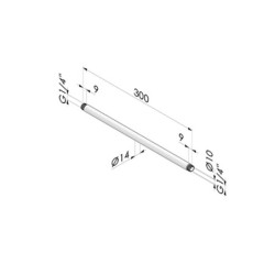 Blow gun extension SF -- G -- in aluminum