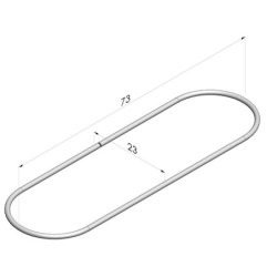 Ring for oblong suction cup series 4VS 75