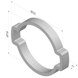 Clamps for oblong suction cups 4VS 45 and 4VS 75 series