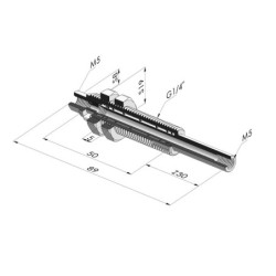Spring Plunger Series ER M5 - Z 30 mm - Anti-rotation