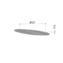Filter for Crimped Female Fitting 9M18A