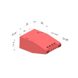 Flat Jet Nozzle Series BJP - 1/4G