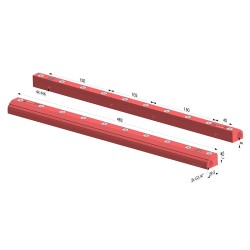 Slim single-flow air knives RA-3 450